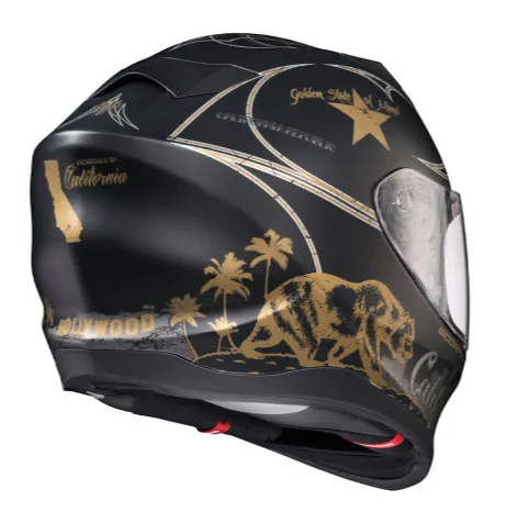 Scorpion Exo-T520 Helmet Golden State Matte Black