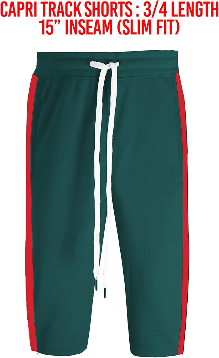 SCREENSHOT Men Athletic Sportswear Gym Fitness Active Workout Track Shorts