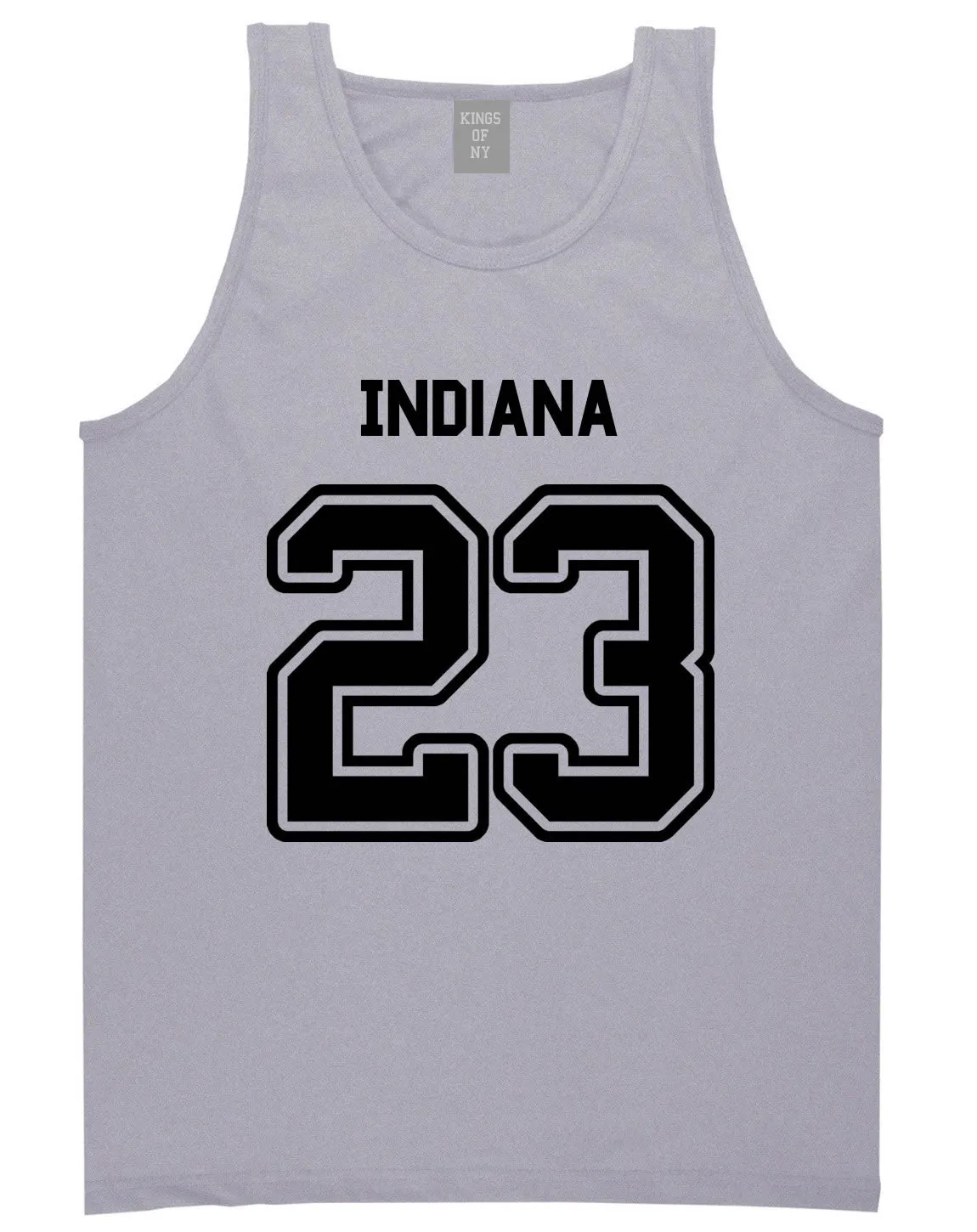 Sport Style Indiana 23 Team State Jersey Mens Tank Top