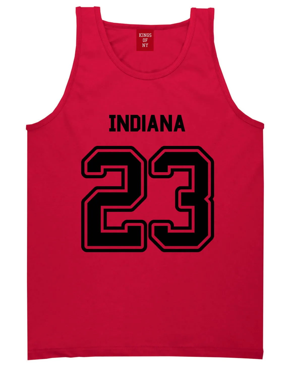 Sport Style Indiana 23 Team State Jersey Mens Tank Top