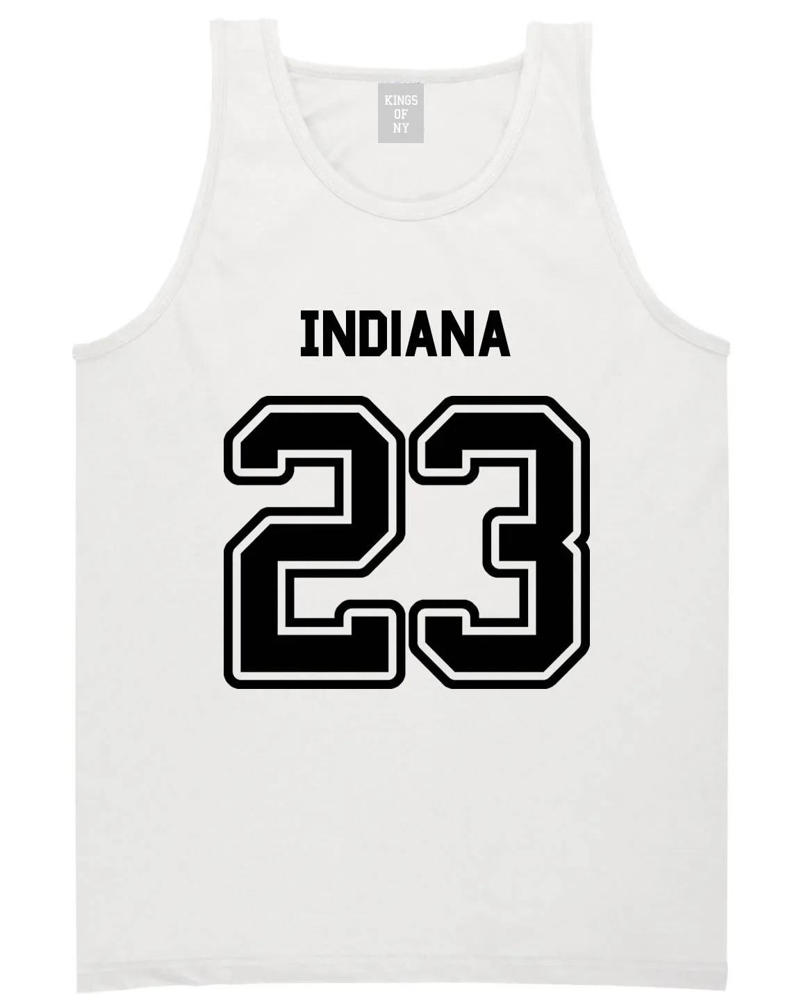 Sport Style Indiana 23 Team State Jersey Mens Tank Top