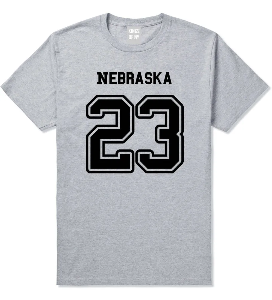 Sport Style Nebraska 23 Team State Jersey Mens T-Shirt