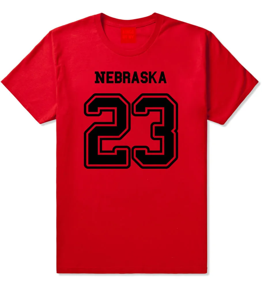 Sport Style Nebraska 23 Team State Jersey Mens T-Shirt