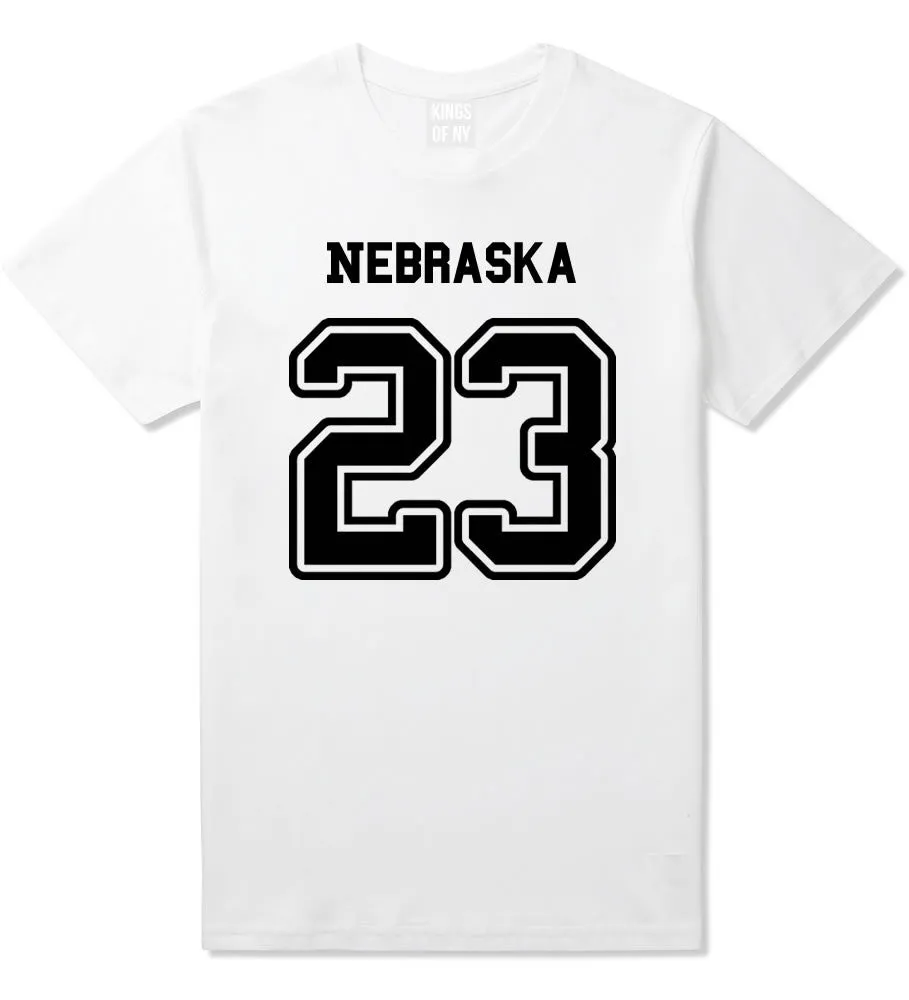 Sport Style Nebraska 23 Team State Jersey Mens T-Shirt