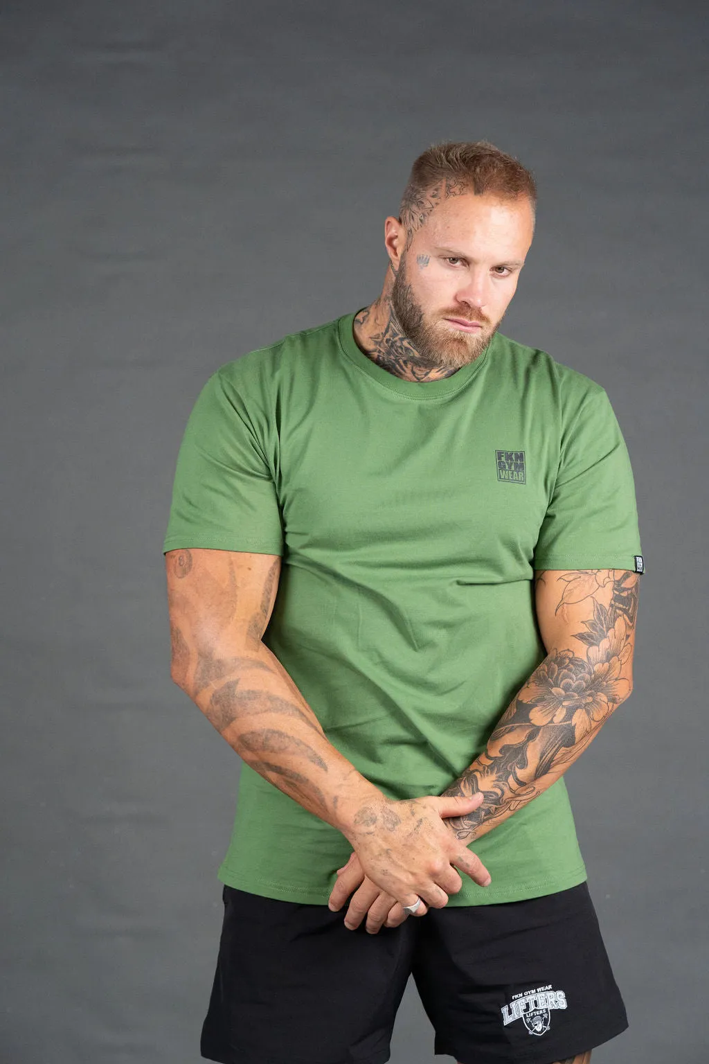 Stone | Men's Gym T-Shirt | Green