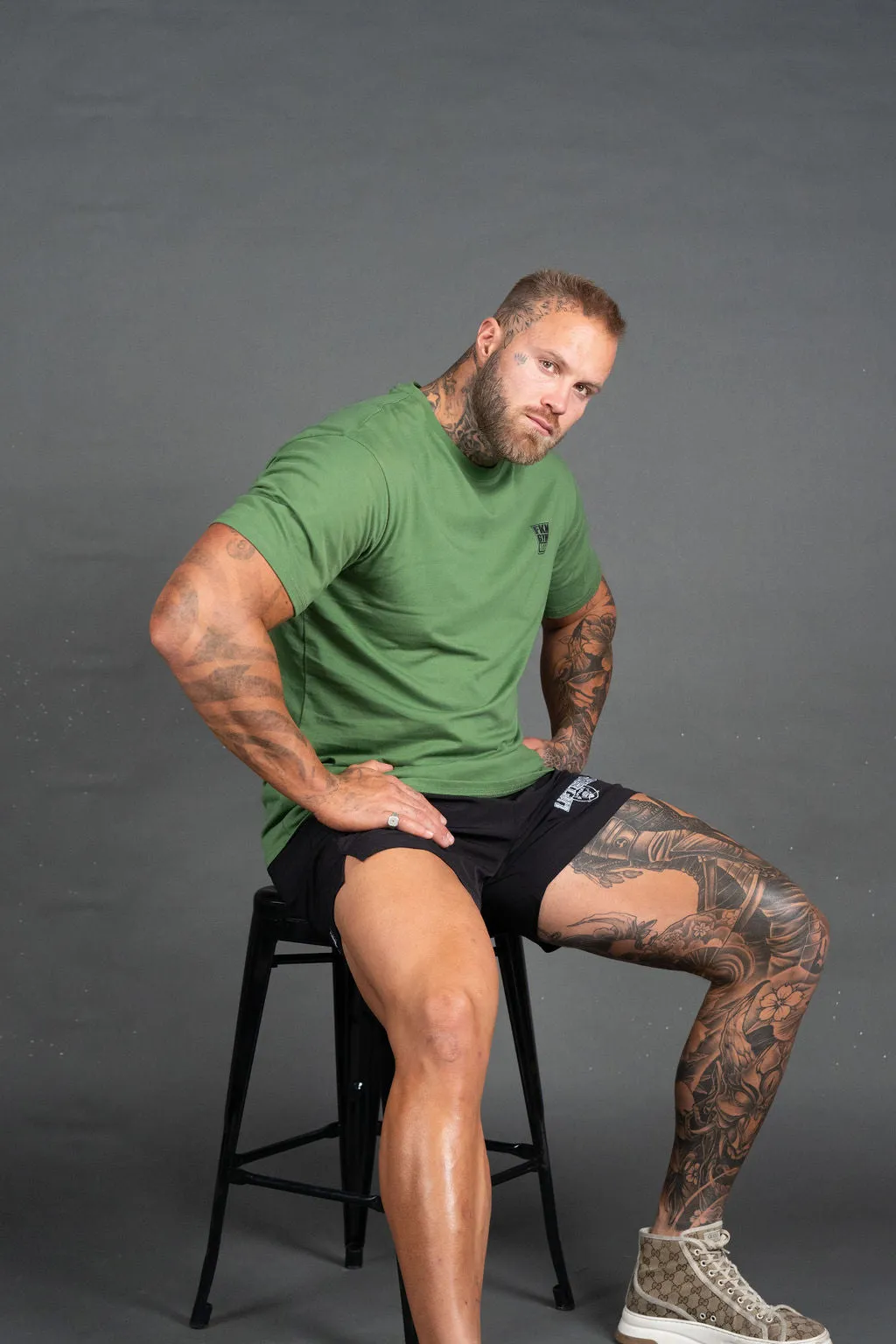 Stone | Men's Gym T-Shirt | Green