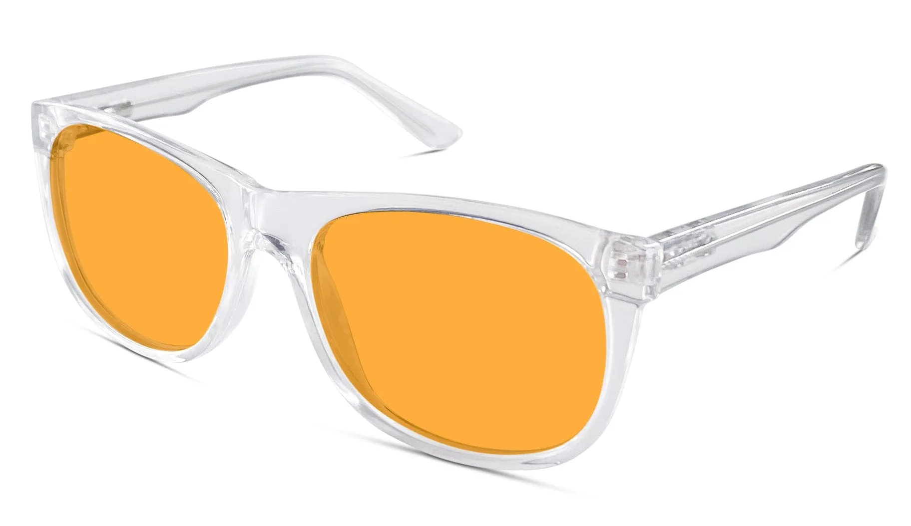 SunDown Kids Wayfarer Blue Blocking Glasses - Crystal - Prescription