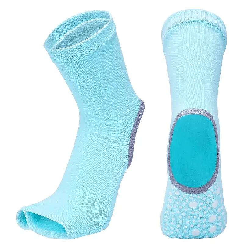 Women's Open Toe Non-Slip Yoga Socks with Silicone Sole - SF0327