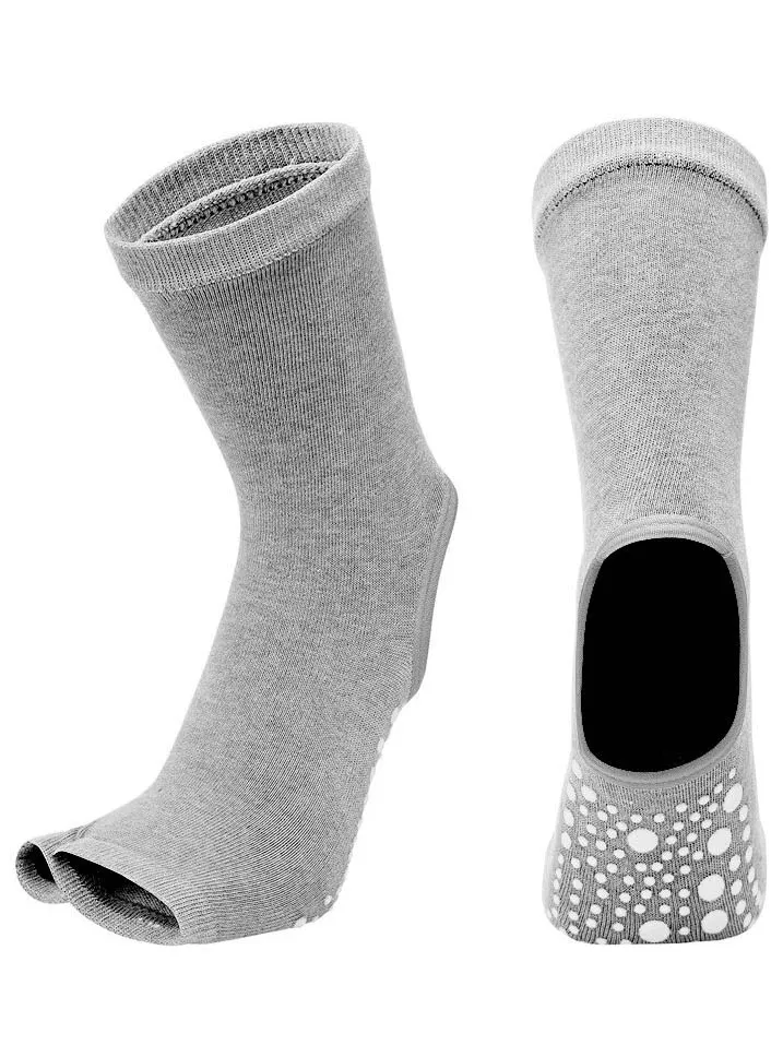 Women's Open Toe Non-Slip Yoga Socks with Silicone Sole - SF0327